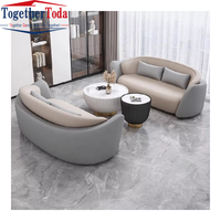 Chaises d'attente combinées de luxe léger pour réception d'hôtel, bureau, salon de beauté et accueil des invités