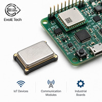 Résonateur à cristal de quartz SMD EVJA143 24 MHz 20 pF 30 ppm en céramique blindé métallique basse consommation pour modules IoT