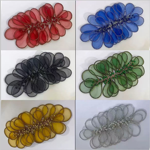 Bridal DIY décoratif dentelle fleur design applique patch - Product Image 1