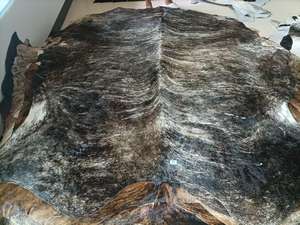 Alfombra de piel de vaca atigrado Natural patrón de tigre alfombra de pelo de vaca Real para la decoración del hotel en casa - Product Image 5