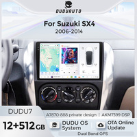 DUDUAUTO pour Suzuki SX4 2006-2014, système multimédia Android modifié pour voiture, navigation Bluetooth, Car-play, écran de recul