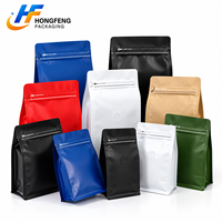 Sachet d'emballage octogonal scellé pour grains de café et thé, sachet alimentaire refermable en aluminium de qualité alimentaire pour chewing-gum et aliments en conserve