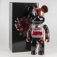 Коллекционная фигурка Bearbrick 400% (28 см) из ABS-пластика для декора дома