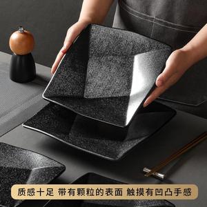 Xiangyuan <b>Melamine</b> Square <b>Plates</b> Frosted Texture For Restaurants Hotels Cold Dishes Party Use - Product Image 2