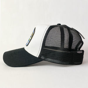 Casquette de baseball respirante en maille sportive à 5 panneaux avec logo personnalisé et broderie 2D - Product Image 3