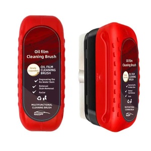 Removedor de Película de Grasa para Vidrios de Automóviles, Potente Eliminador de Manchas del Parabrisas Delantero, Cepillo de Limpieza de Acero Inoxidable Portátil, Limpiador a Vapor - Product Image 1