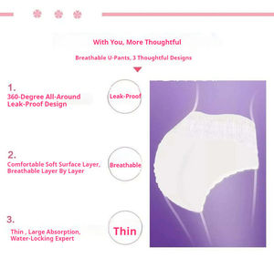 Culottes absorbantes jetables pour adultes, usage hospitalier et domestique, anti-fuites, super absorbantes, pour femmes, directement <span class=keywords><strong>de</strong></span> l'usine - Product Image 4
