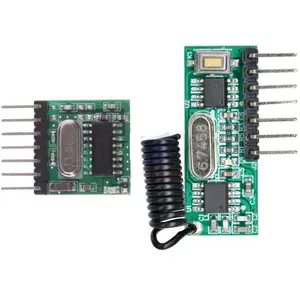 1 - 12 düğme tuşları RX480E kablosuz alıcı modülü ile IR RF uzaktan kumanda özel düzeltme kodu/haddeleme öğrenme kodu uzaktan kumandalar