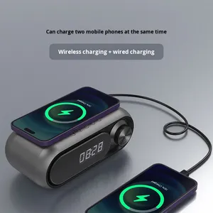 TBFIT 2025 Radio <strong>Alarm</strong> <strong>Clock</strong> for Bedroom Playback Mini SpeakerCharging <strong>Mains</strong> Powered Led Display <strong>Alarm</strong> <strong>Clock</strong> - Product Image 5