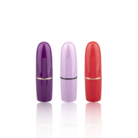 Luxe Brillant Rouge À Lèvres Conteneur Vide Bullet Forme Chapstick Cas Rouge À Lèvres Baume Emballage Crème À Lèvres Tubes Estampage À Chaud Logo