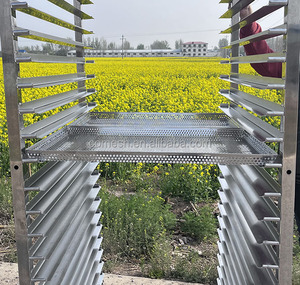 Stainless Steel Herb Drying Rack Multi-Tier Mesh <strong>Trolley</strong> for Medical Herbs Botanicals - Product Image 5