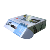 Boîtes d'emballage en carton ondulé sur mesure de grande taille, boîtes d'expédition colorées avec logo, boîte de présentation