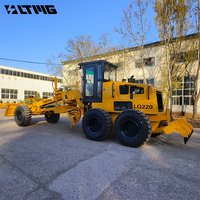 LTMG niveleuse de moteur de machines de construction cylindre hydraulique 220hp niveleuse de moteur chargeur frontal