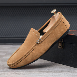 MA60 Nouveaux Mocassins Tendance pour Hommes en Daim, Chaussures Décontractées à Enfiler, Chaussures en Cuir pour Hommes, Mocassins de Conduite - Product Image 4