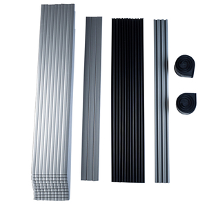 <span class=keywords><strong>Puerta</strong></span> Tambour para Autocaravana, 500 mm x 600 mm, PVC Plateado Sólido, Espirales Laterales, <span class=keywords><strong>Puerta</strong></span> <span class=keywords><strong>Enrollable</strong></span> - Product Image 2