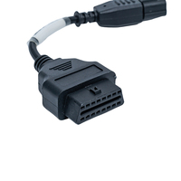 Cable de diagnóstico automotriz de cobre OBD con adaptador para Cable General 6 pines IP67 a prueba de agua 12V