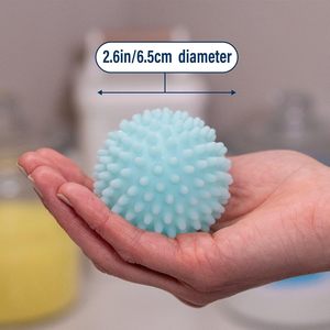 Confezione da 6 Palline Riutilizzabili Antistatiche in Plastica <span class=keywords><strong>per</strong></span> Asciugatrice, <span class=keywords><strong>Ammorbidente</strong></span> Ecologico <span class=keywords><strong>per</strong></span> Tessuti, <span class=keywords><strong>per</strong></span> Cani e Animali Domestici, Pulizia e Cura Sostenibile - Product Image 3