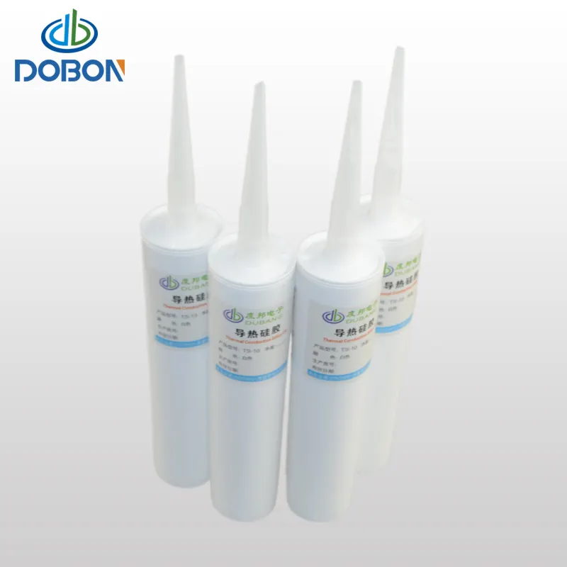 High temperature resistant insulating electronic adhesive High thermal conductivity 1~2W/mk single component silicone adhesive