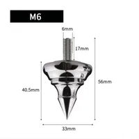 Accessoires Audio Haut-Parleur Spécial OEM Isolation Magnétique Antichoc Pieds en Acier Inoxydable 316 Stand Spike