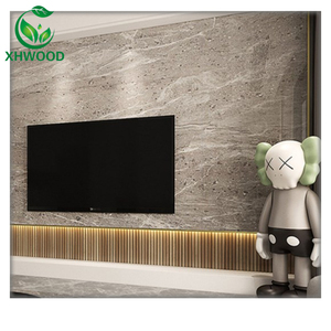 Panneau mural en <span class=keywords><strong>PVC</strong></span> imitation marbre 3 mm, feuille de <span class=keywords><strong>PVC</strong></span> brillant UV pour table de cuisine 4x8 pieds - Product Image 3