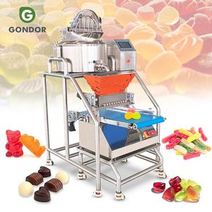Máquina manual de depósito de pequeños grumos de chocolate con gominolas, superventas, para la producción de dulces - Product Image 1