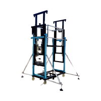 Plateforme élévatrice murale hydraulique compacte LIAOSHUO pour entrepôt domestique, monte-charge à double guide, prix économique, treuil de construction