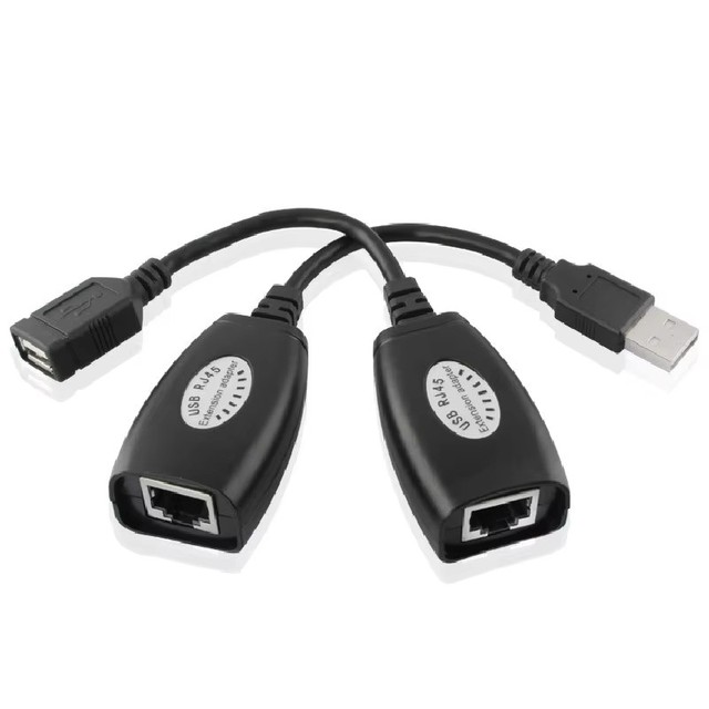 USB to RJ45 extension cable USB signal amplifier connected with network cable (RJ45 interface)