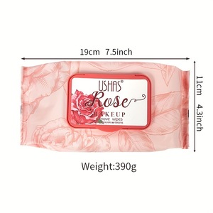 2025 Ushas Nique Design Productos cosméticos desechables Toallitas faciales individuales Desmaquillante - Product Image 5