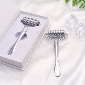 Rouleau de massage facial en métal, nouveau design, pour lifting cutané, anti-âge, barre de beauté - Product Image 4