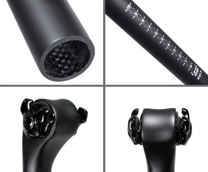 Tubo de Asiento de Bicicleta de Montaña de <span class=keywords><strong>Carbono</strong></span> BXT <span class=keywords><strong>27.2</strong></span>, Tubo de Asiento Original sin Acabado, Rieles de 7x9 mm, Tubo de Asiento de Bicicleta de Fibra de <span class=keywords><strong>Carbono</strong></span> de <span class=keywords><strong>27.2</strong></span> mm - Product Image 6