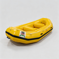 Bateau pneumatique de 3,65 m (12 pieds) modèle R4 Racing pour la Coupe du Monde de Rafting 2026, 6 personnes, durable, réglable, en PVC, certifié CE