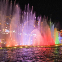 Fontaine musicale à eau dansante en acier inoxydable de haute qualité DEWY, directement de l'usine, pour étang, jardin, aménagement paysager commercial