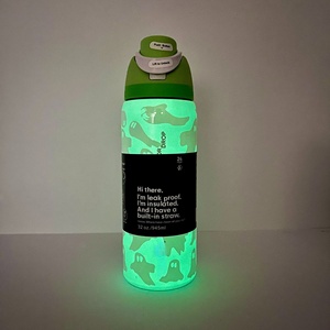 <span class=keywords><strong>Bouteille</strong></span> d'eau isotherme double paroi haut <span class=keywords><strong>de</strong></span> gamme 24oz 32oz en acier inoxydable avec paille intégrée - Product Image 4