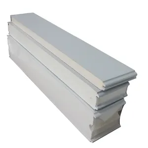 Panneau de réfrigérateur de 10cm Pu/pir/pur/polyuréthane/panneau sandwich isolé structurel pour le stockage à froid