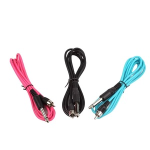 1.8m Pure Copper RCA Tattoo Cord Flexible Silicone Cable Lightweight <b>Wire</b> for Tattoo Machine Power Supply - Product Image 1