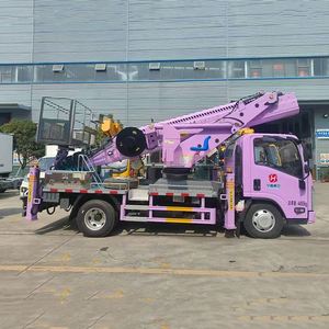 Camion de travail aérien Isuzu 33m avec bras et châssis en acier au manganèse haute résistance pour l'entretien des infrastructures extérieures - Product Image 4