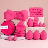 Lot de 20 éponges à maquillage professionnelles triangulaires ultra-douces sans latex, personnalisables avec logo, pour poudre cosmétique, vente en gros OEM/ODM