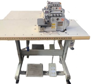 Machine à coudre plate EX5214 ; Machine à coudre à point noué informatisée ; Machine industrielle d'occasion surjeteuse 4 fils 5 fils - Product Image 1