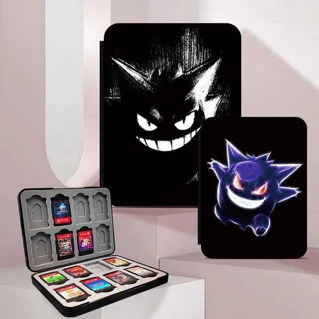 New limited edition black color game cards cartridges 16 Slots Storage Case For nintendo switch Magnetic 3D Silicone Gaming Box