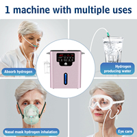 Inhalateur d'hydrogène PEM à débit réglable 1800 ml/min, membrane Dupont N117, machine d'inhalation d'hydrogène moléculaire
