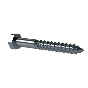 Vis autotaraudeuses à tête hexagonale Bft pour bois, norme DIN 571, acier au carbone Q235, niveau 4.8, usage construction - Product Image 5
