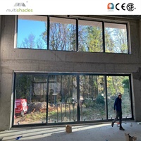 Elegante Vetro Temperato Scorrevole in Alluminio da 22mm con Doppio Vetro, Isolamento Acustico, Approvato CE, Qualità per Uso Interno e Giardino, Bahrain