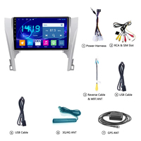 4G + 64G Android 12 Voiture GPS Navigation Multimédia Lecteur Vidéo Radio pour Toyota Camry 8 50 55 2011-2014