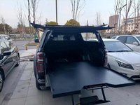 Plateau coulissant sur mesure en acier au carbone pour benne de camionnette, capacité de charge 300 kg, pour rangement et protection de la cargaison, installation facile