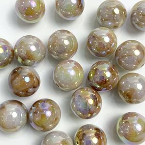 Haute qualité dégradé droit 30 pièces/sac trou étoile à l'intérieur des perles rondes pour la fabrication de bijoux chaîne porte-clés - Product Image 4