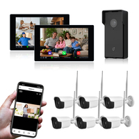 Sistema de Intercomunicación Inteligente para Viviendas Tuya, Inalámbrico WIFI6, Señal Estable, Desbloqueo Remoto, IP65 Impermeable, Audio Bidireccional, Detección de Movimiento CMOS