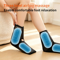 Masseur de pieds Shiatsu avec chaleur, compression d'air, vibration, machine de massage électrique des pieds, télécommande pour la relaxation à domicile