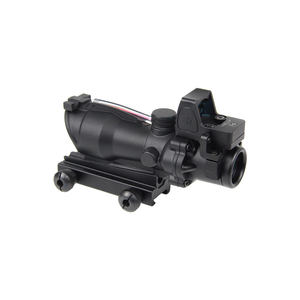 Mira telescópica Luger 4x32 ACOG con aumento 4X, retícula roja/verde, accesorios de caza, mira láser de 11mm/20mm, mira láser <span class=keywords><strong>para</strong></span> caza - Product Image 3