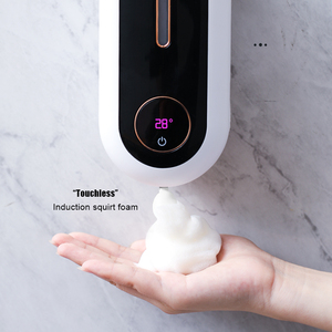 Distributeur de savon automatique mural à infrarouge avec recharge USB, design sans contact pour hôtels - Product Image 1