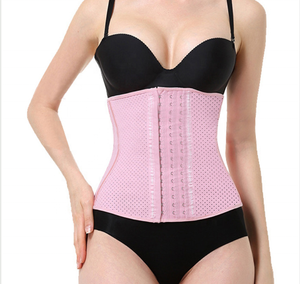 Offre Spéciale nouveau style rose Latex Taille Formateur corset 9 acier Désossé taille Haute taille Formateur Ceinture pour les femmes - Product Image 1